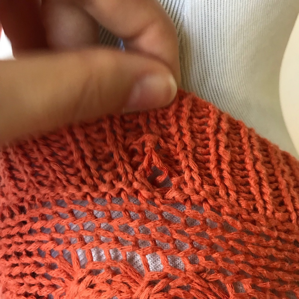 Anthropologie Rosie Neira Talmage Orange Cardigan - Picture 8 of 8